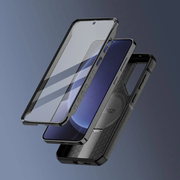 Pouzdro Kevlar MagSafe+ Samsung Galaxy S25 Plus černé