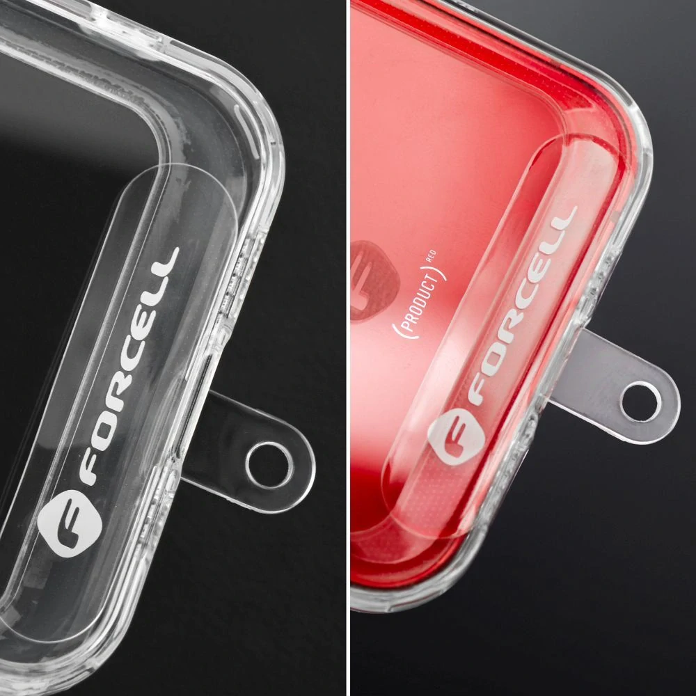 Šňůrka k mobilu na ruku Forcell R10X40 zeleno-růžová