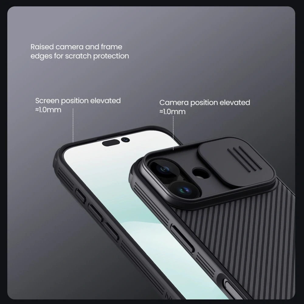 Nillkin CamShield PRO iPhone 17 – černý zadní kryt
