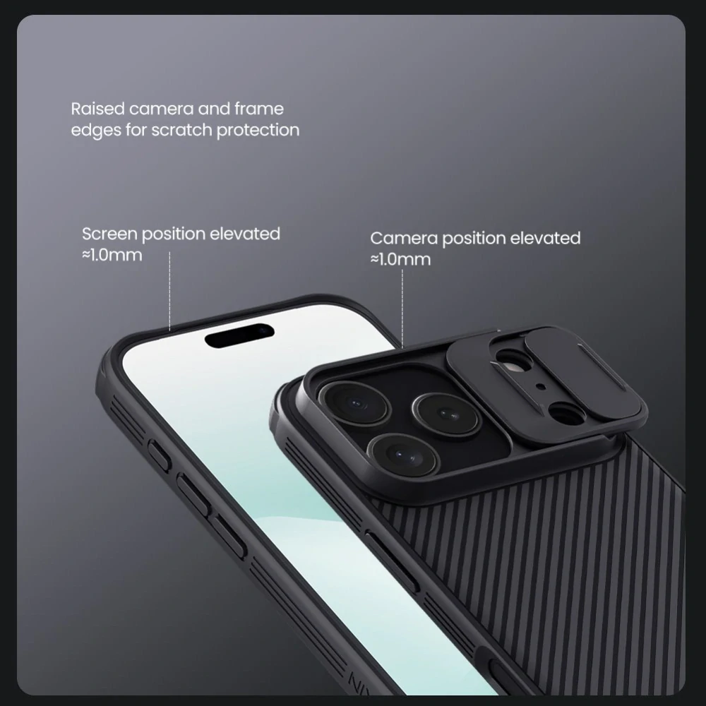 Nillkin CamShield PRO Magnetic iPhone 17 Pro – černý kryt