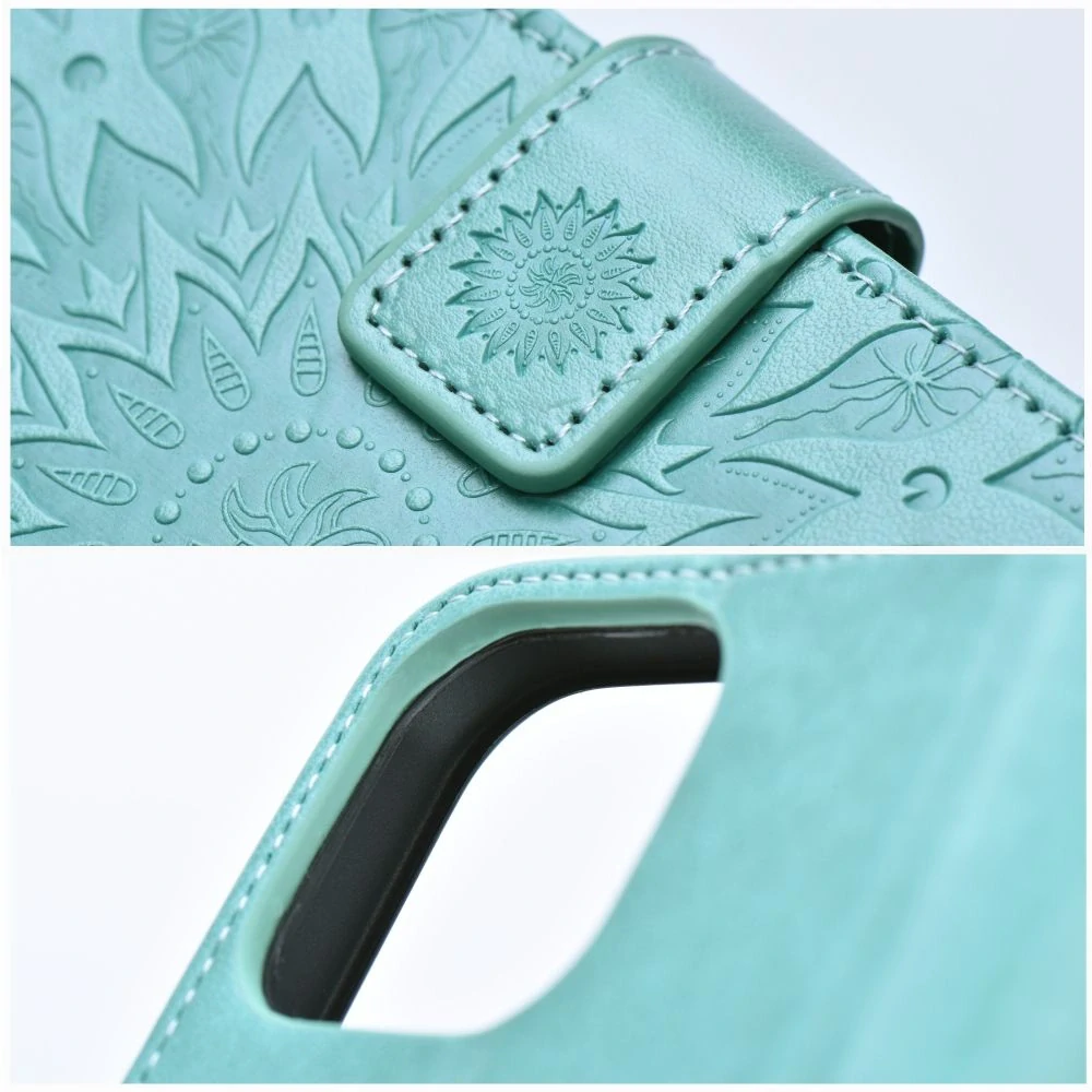 Flip pouzdro MEZZO Book na mobil Xiaomi Redmi 15C – mandala zelená