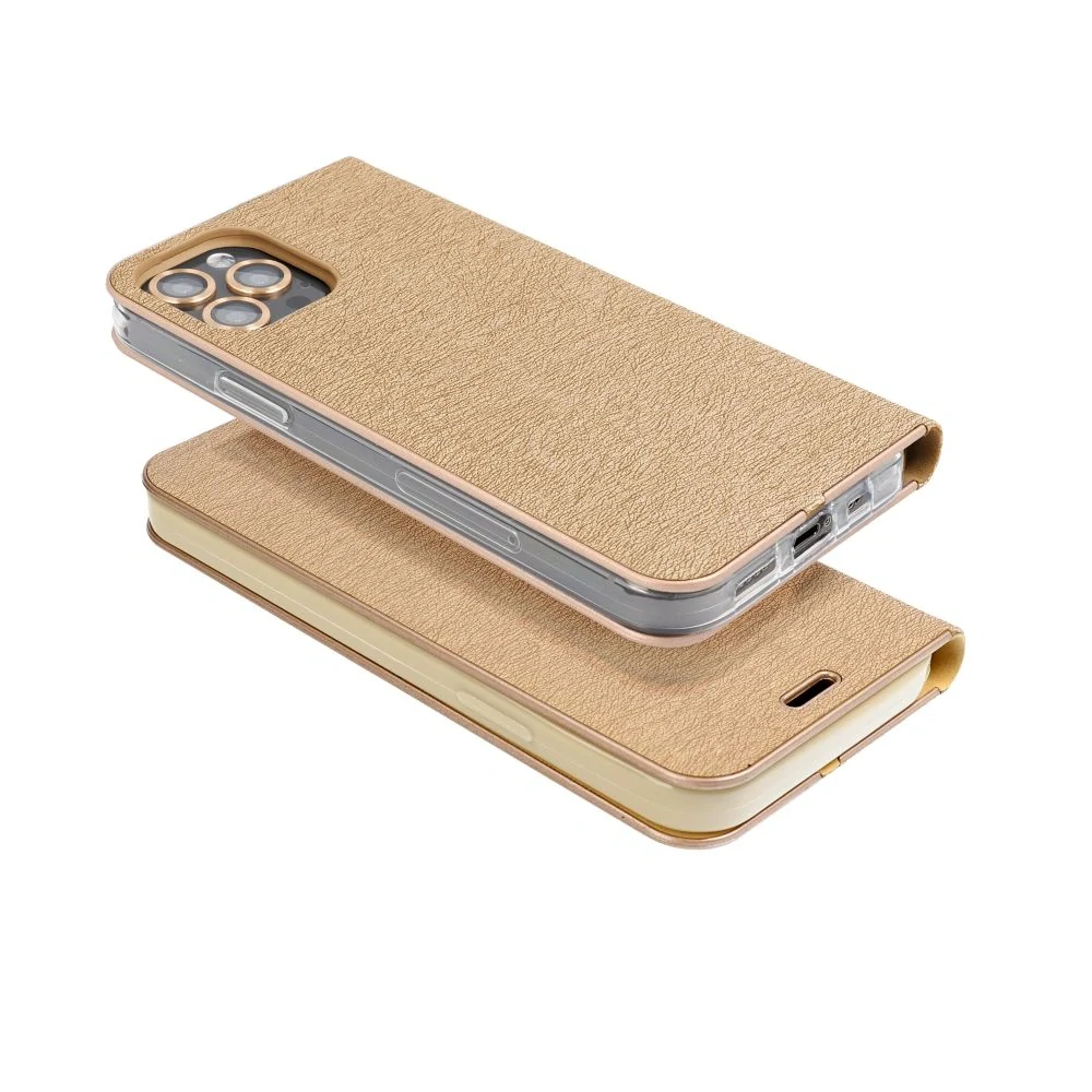 Flipové pouzdro LUNA Book Gold pro iPhone 17 zlaté