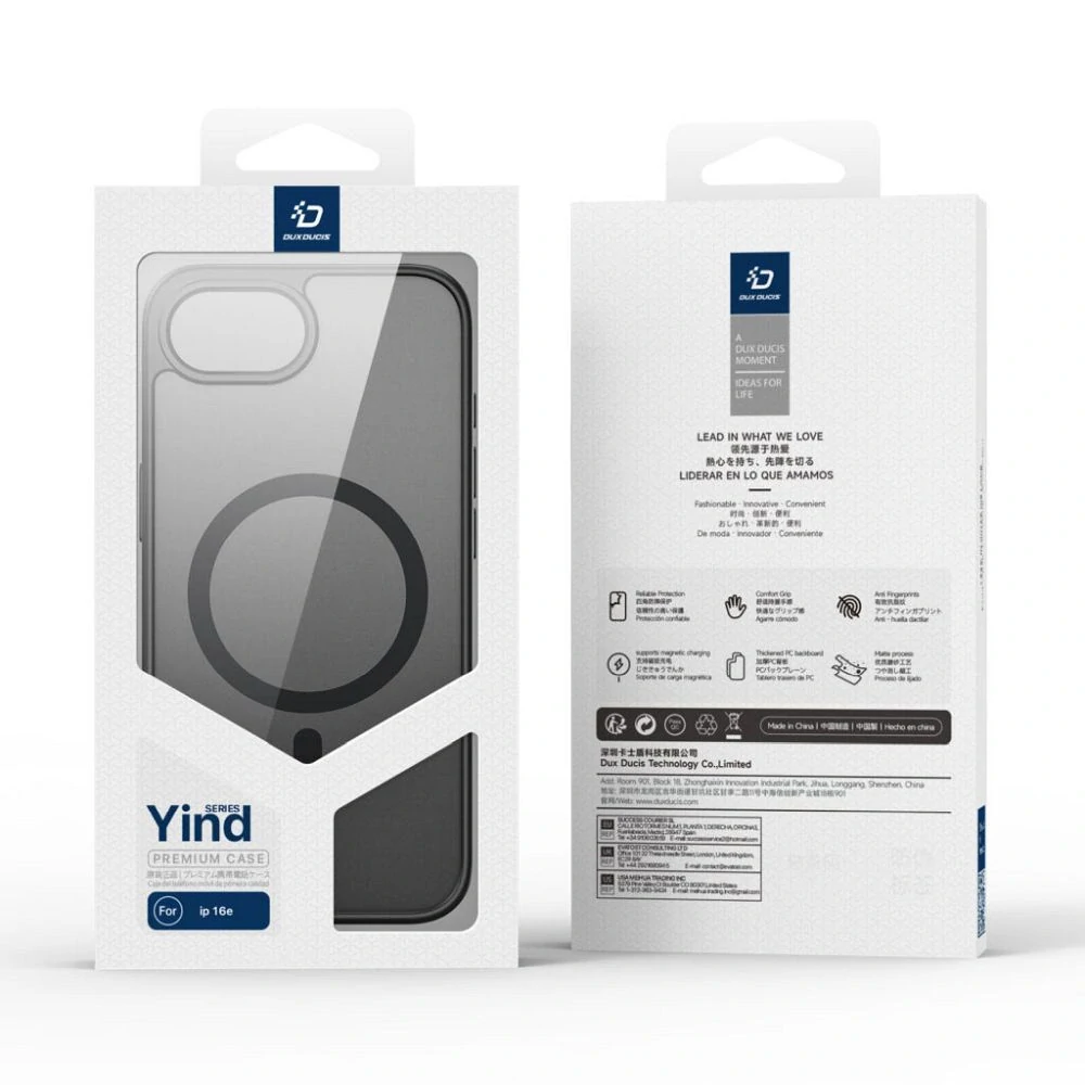 Pouzdro Dux Ducis Yind MagSafe Samsung S25 FE – černé