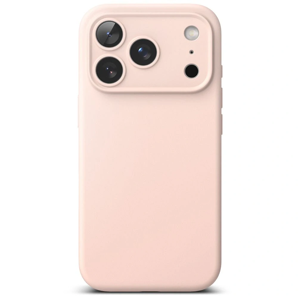 Kryt Ringke Silicone MagSafe Apple iPhone 17 Pro - růžový