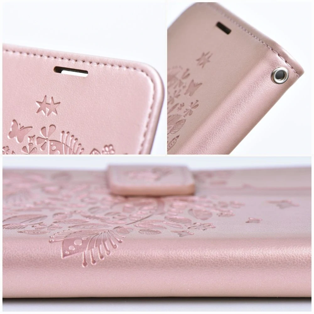 Flip pouzdro MEZZO Book Samsung Galaxy A37 5G Růžový strom