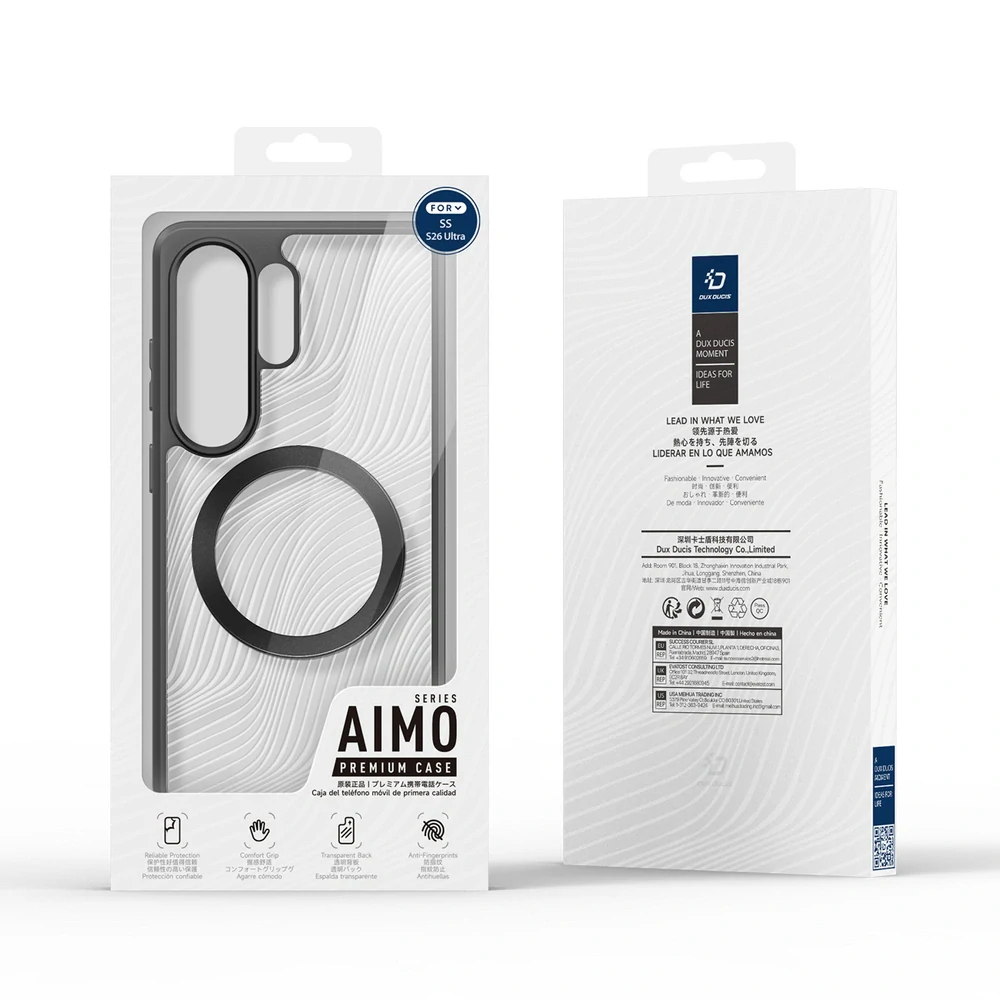 MagSafe kryt na mobil Samsung Galaxy S26 Ultra - Dux Ducis Aimo Mag černý