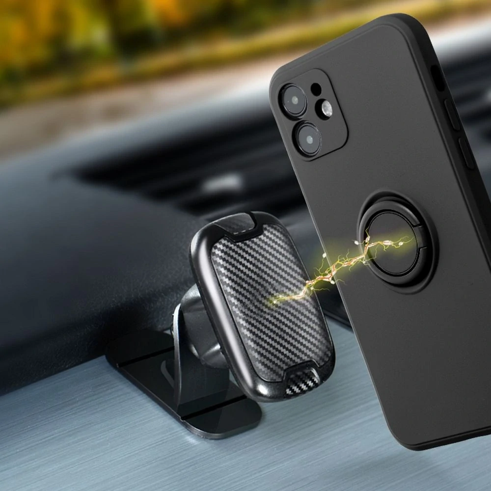 Kryt na mobil Samsung Galaxy A17 - Silicone Ring černý