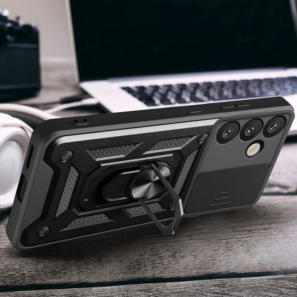 Odolný kryt na mobil Samsung Galaxy S25 - Camshield růžový