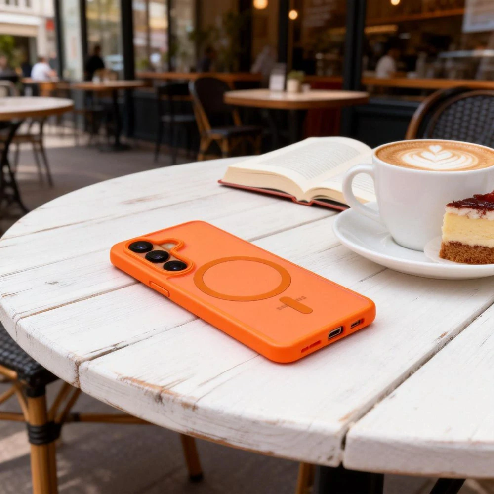 Kryt na mobil Galaxy S26 Tech-Protect Magmat MagSafe oranžový