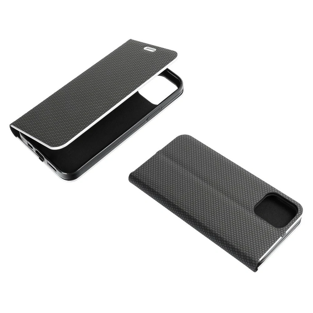 Flip pouzdro na mobil Galaxy A52/A52s Luna Carbon černé