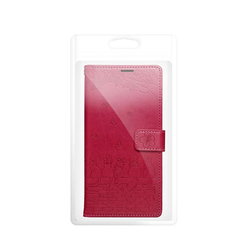 Flip pouzdro Redmi Note 15 4G Mezzo magenta kočky