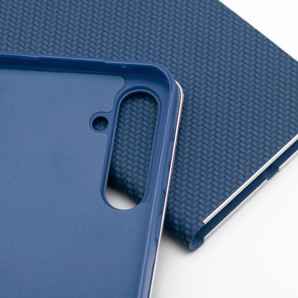 Flip pouzdro Galaxy A57 5G Luna Carbon modré