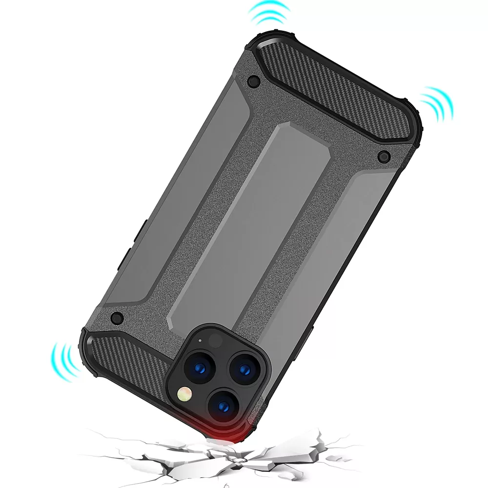 Odolné pouzdro Hybrid Armor na mobilní telefon Apple iPhone 13 Pro Černé