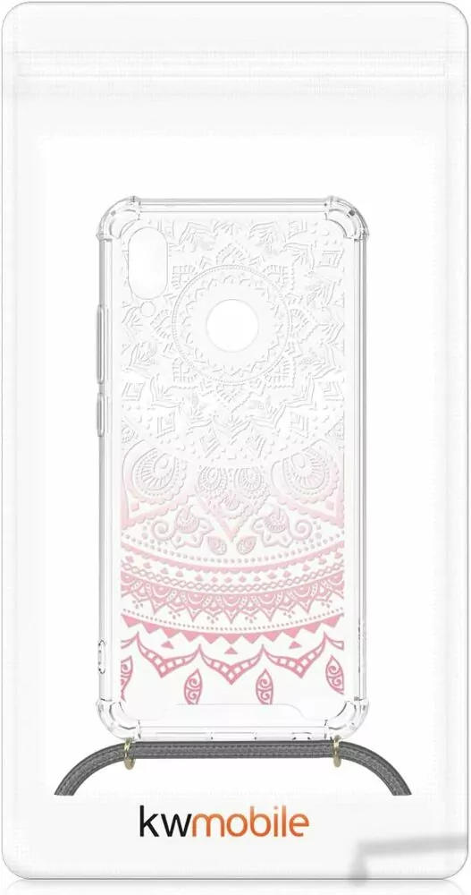 Pevné silikonové pouzdro kwmobile Crossbody na mobil Huawei P20 Lite s popruhem - indian sun