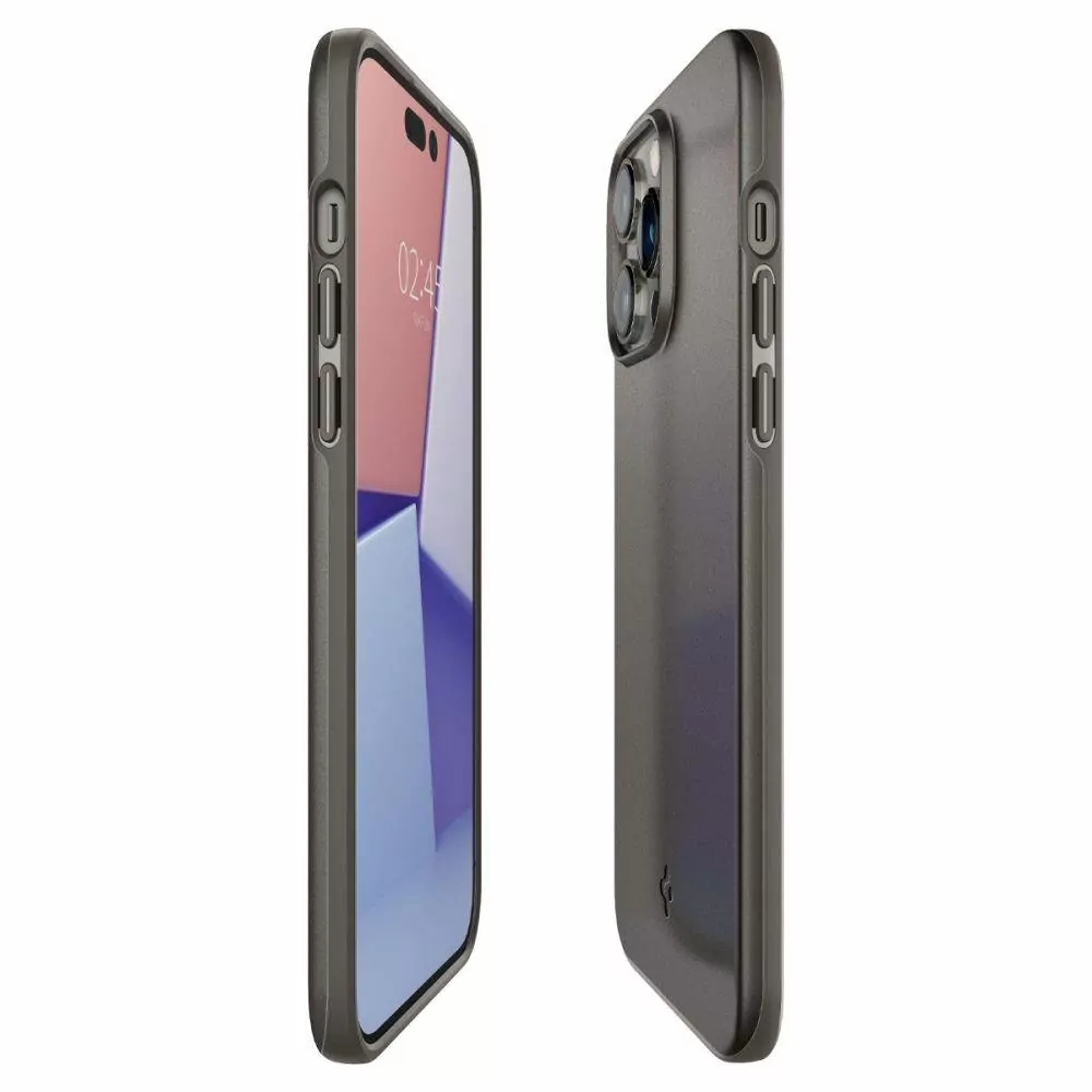 Ochranný plastový kryt SPIGEN Thin Fit na mobil Apple iPhone 14 Pro - šedý