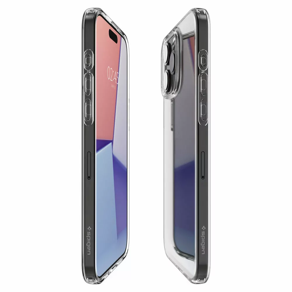Silikonové pouzdro SPIGEN Crystal Flex na mobil Apple iPhone 15 Pro - čiré
