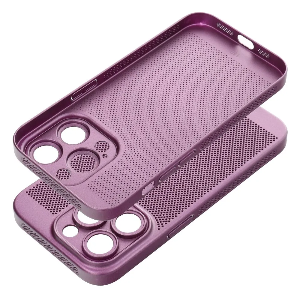 Plastové tvrdé pouzdro Coolcase Breezy na mobil Apple iPhone 14 Pro Fialové