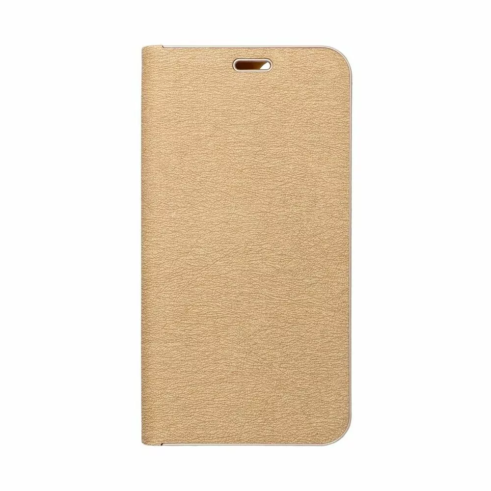 Luxusní flip pouzdro Coolcase Luna na mobil Samsung Galaxy A55 5G Zlatavé