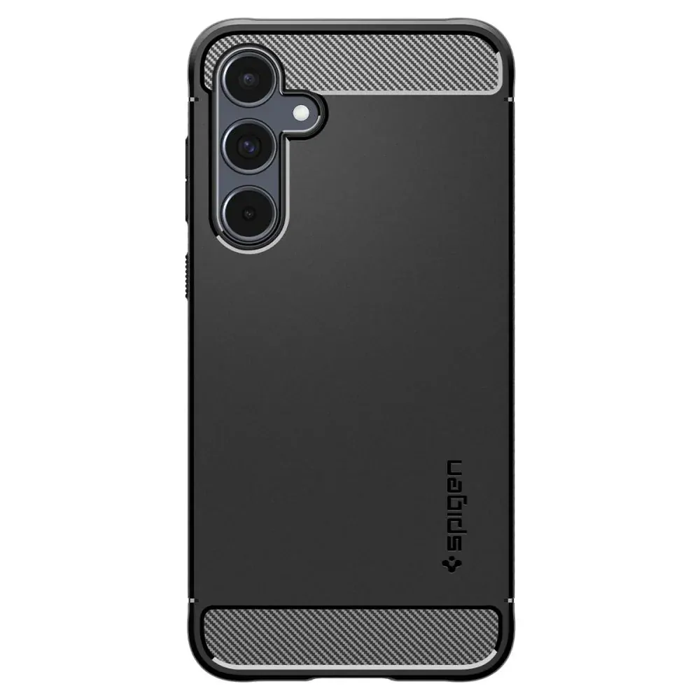 Silikonové pouzdro SPIGEN Rugged Armor na mobil Samsung Galaxy A55 5G Černé