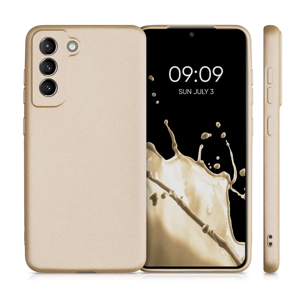 Silikonové pouzdro METALLIC pro Samsung Galaxy A15 / A15 5G - Zlatavé