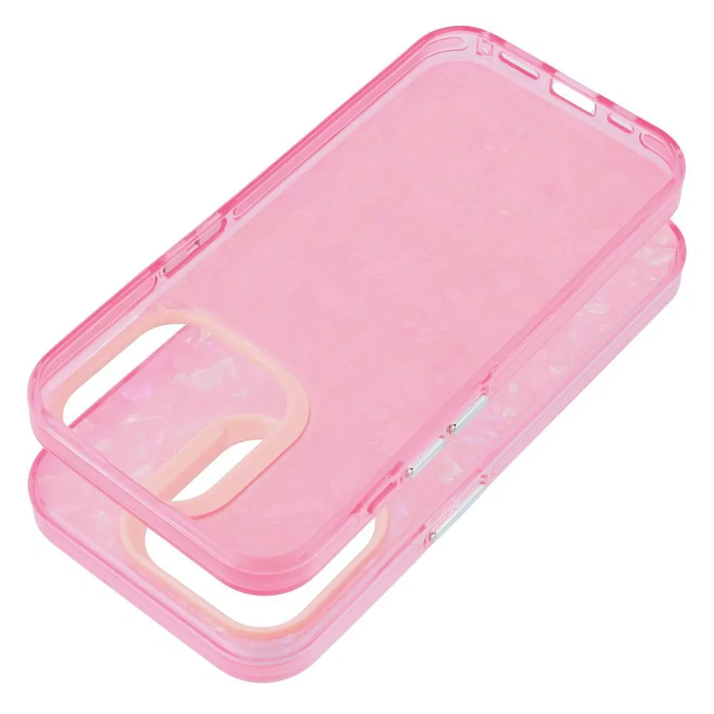 Pouzdro Coolcase TUTTI FRUTTI - Apple iPhone 14 Pro - růžové
