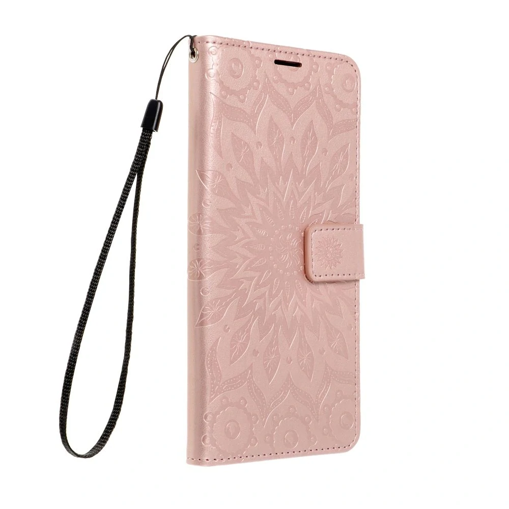 MEZZO Book - Apple iPhone 16 Plus - flip knížkové pouzdro - Růžová mandala