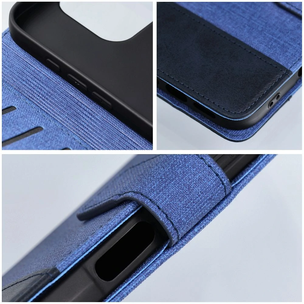 Knížkové flip pouzdro - Samsung Galaxy A25 5G - COOLCASE GOMMA BOOK - modré