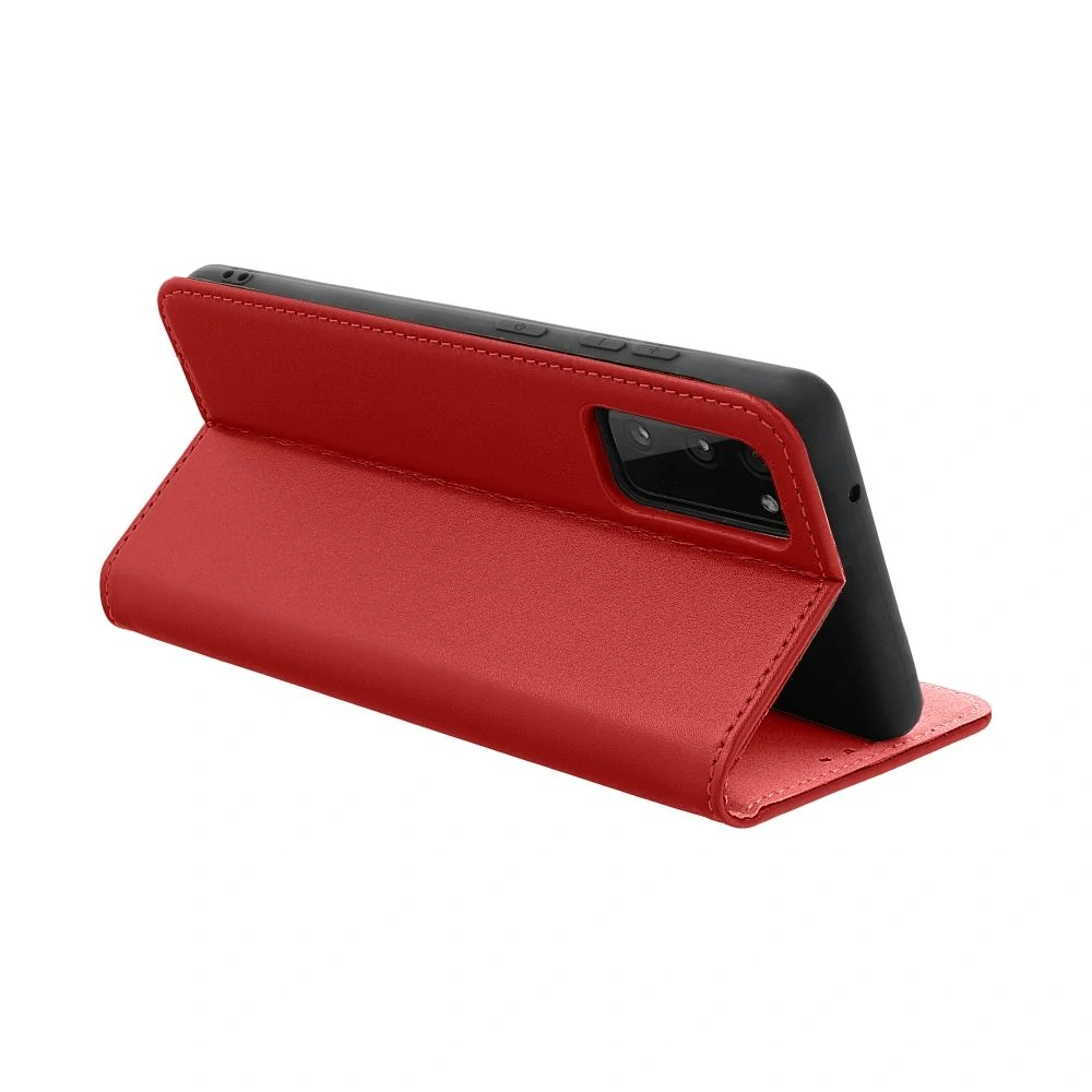 Flipové kožené pouzdro Forcell Leather Samsung Galaxy A55 5G – bordové