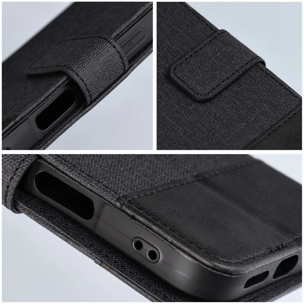 Flip pouzdro GOMMA Book Samsung Galaxy A36 5G – černé