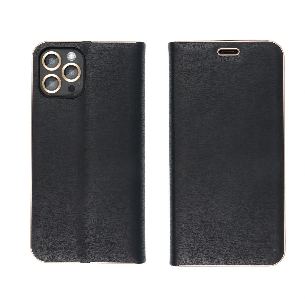 Flip pouzdro LUNA Book Gold Samsung Galaxy A36 5G – černé
