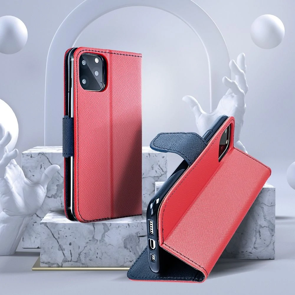 Flip pouzdro Fancy Book Xiaomi Redmi 14C – červené