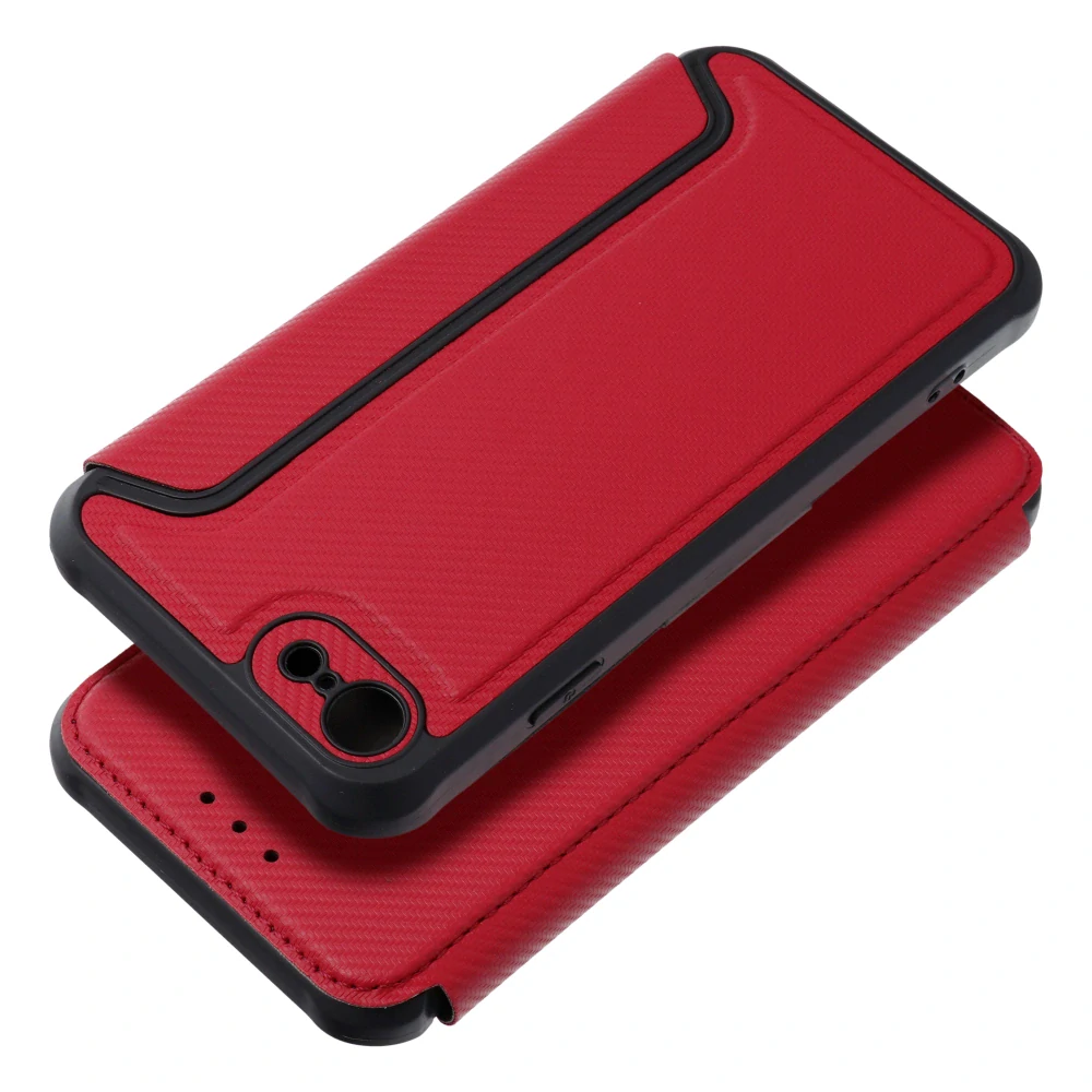 Flipové pouzdro RAZOR Book – Redmi 14C / Poco C75, červené