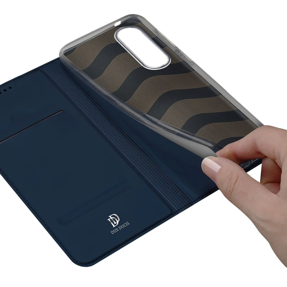 Pouzdro Dux Ducis Skin Pro – Samsung Galaxy S25 Edge, modré