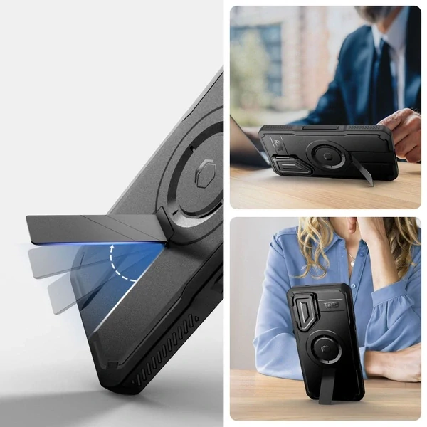 Pouzdro Kevlar MagSafe+ Samsung Galaxy S25 Plus černé