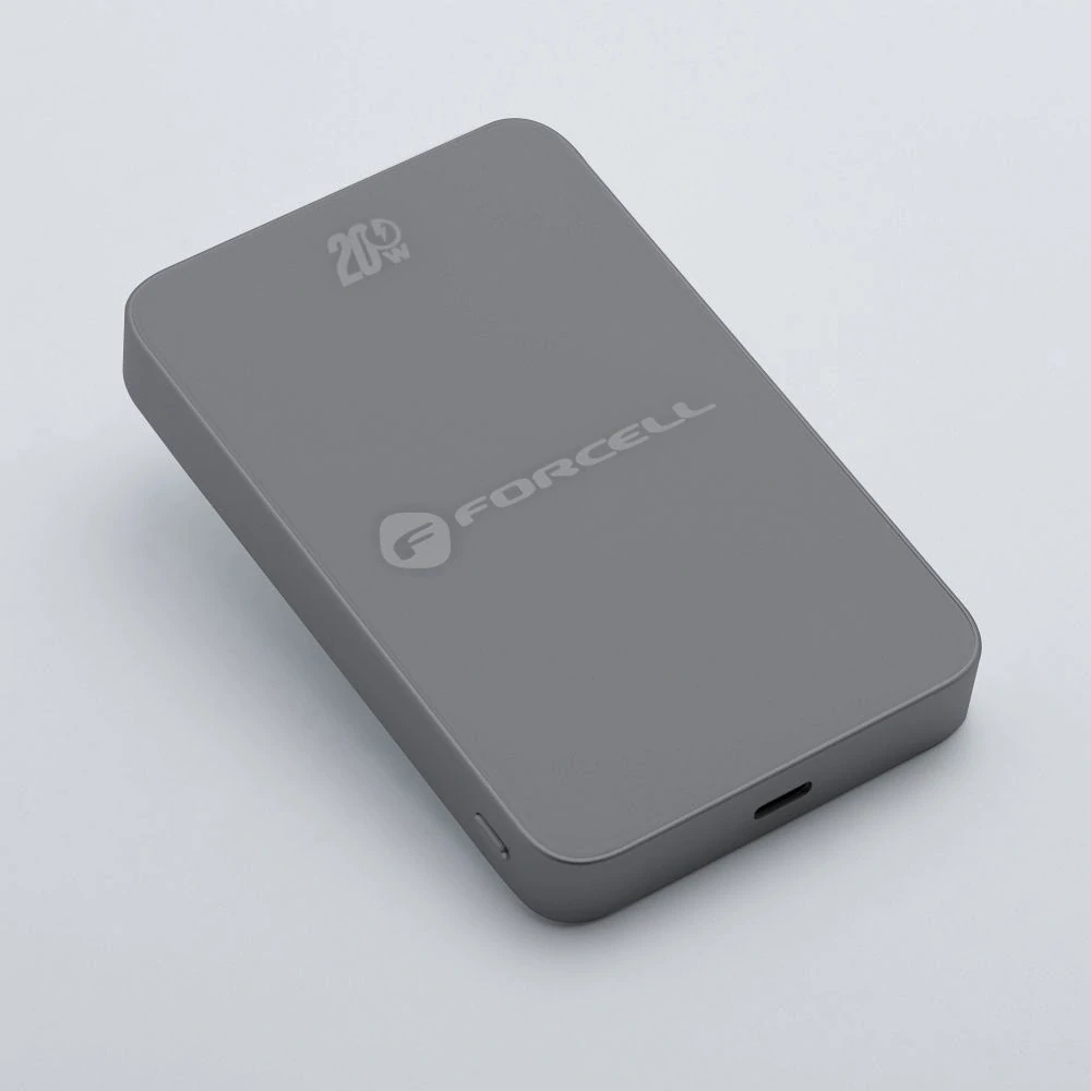 Powerbanka Forcell F-Energy F10K8 MagSafe 10 000 mAh - šedá
