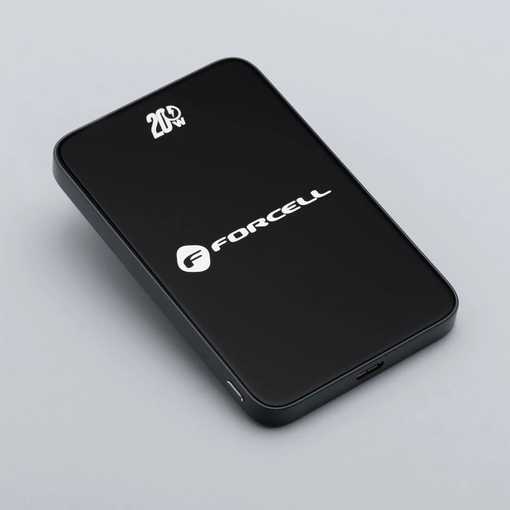 Powerbanka Forcell F-Energy F5K8 MagSafe 5 000 mAh - černá