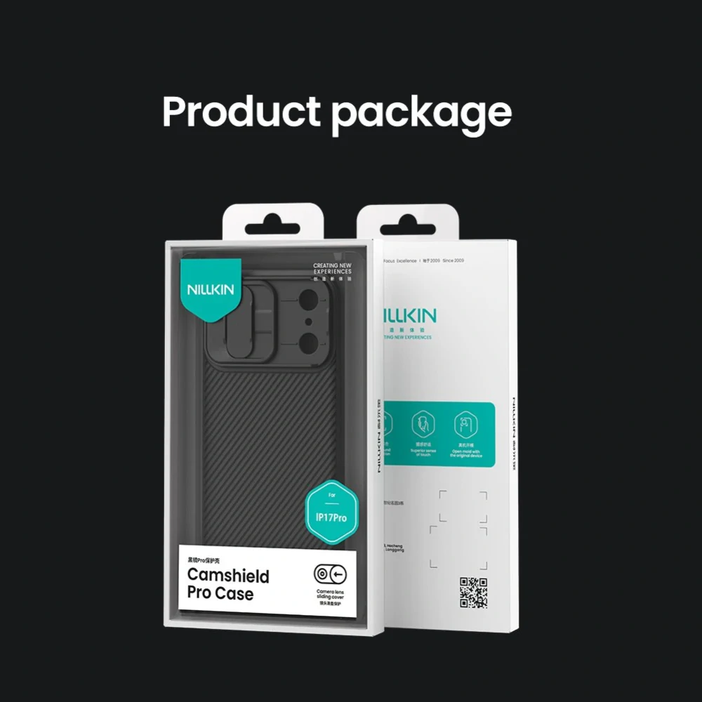 Nillkin CamShield PRO iPhone 17 Pro – černý kryt