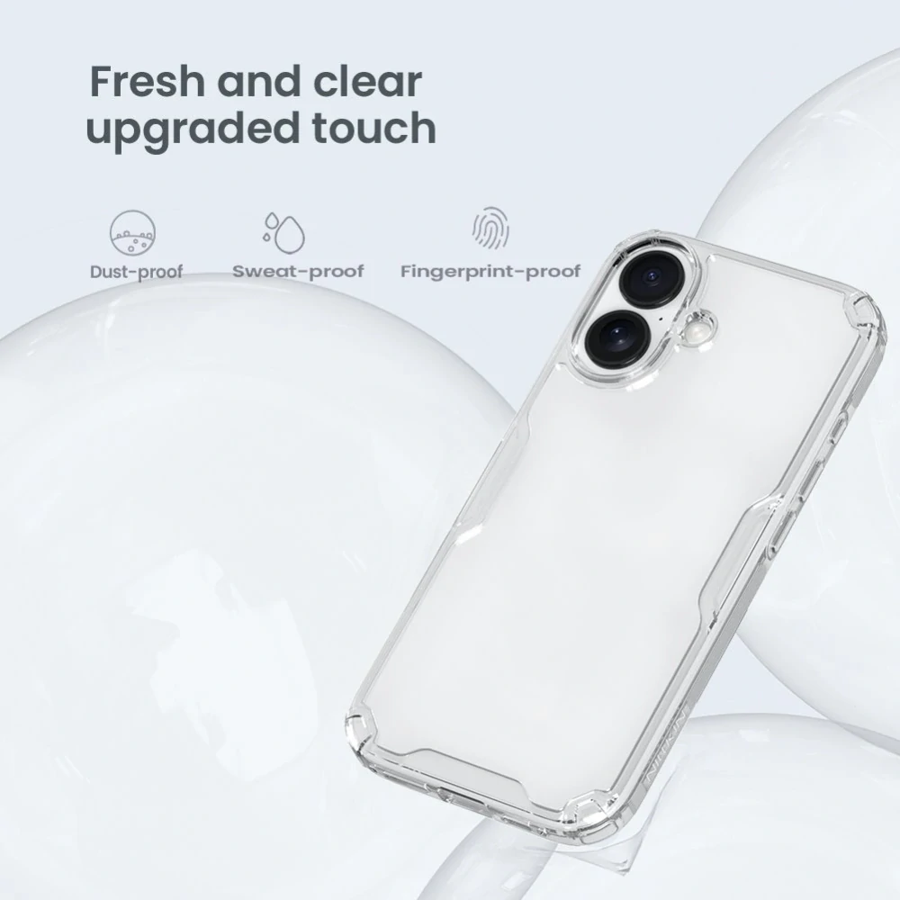 Nillkin Nature TPU PRO iPhone 17 – čirý kryt Black