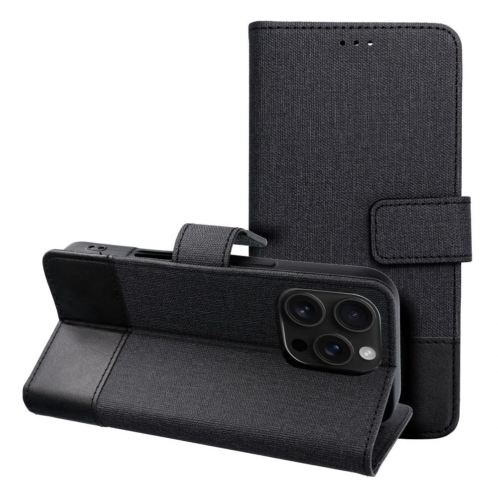 GOMMA Book flip pouzdro Samsung Galaxy A17 - černé