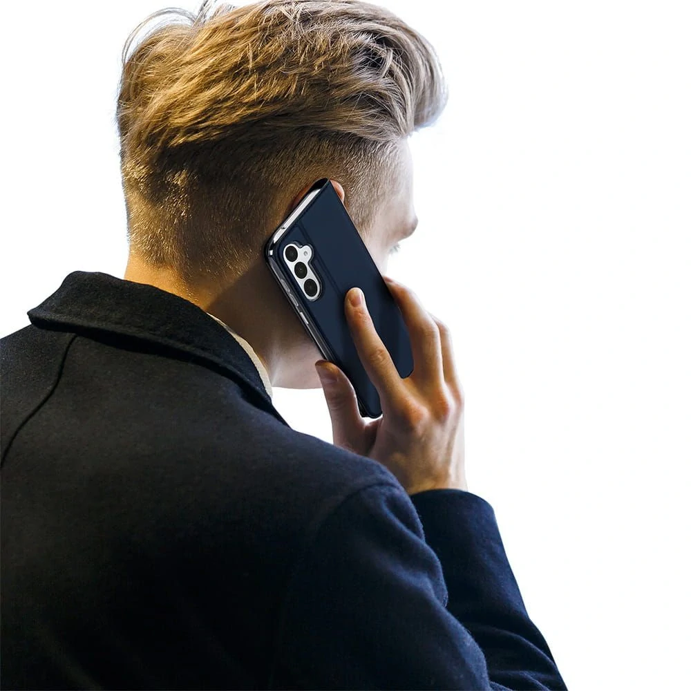 Flipové pouzdro Dux Ducis Skin Pro Samsung Galaxy A17 / A18 5G – modré