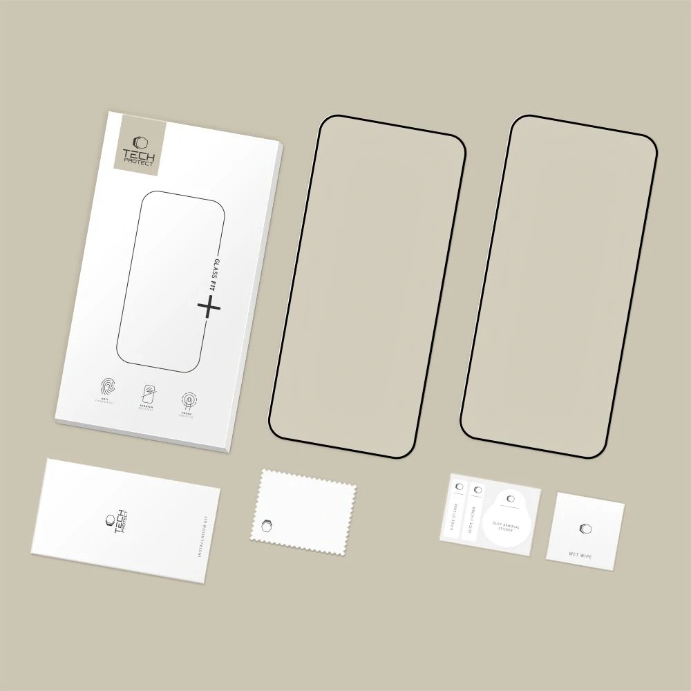 Ochranné sklo Tech-Protect Glass Fit+ Xiaomi Redmi 15 4G / 5G - 5906302332113 2ks v balení