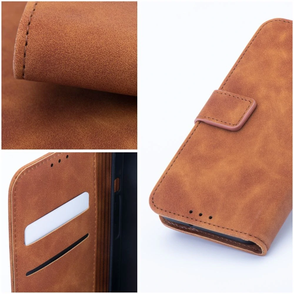 Flip pouzdro TENDER Book Samsung Galaxy A37 5G Hnědé