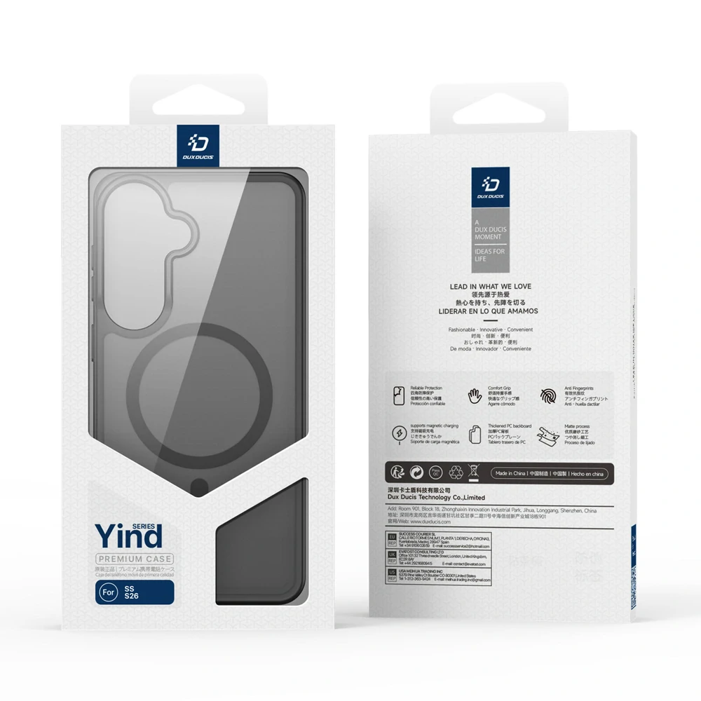 MagSafe kryt na mobil Samsung Galaxy S26 Plus - Dux Ducis Yind černý