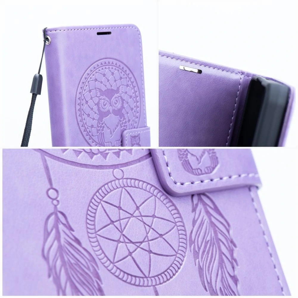 Flip pouzdro na mobil Xiaomi Redmi Note 15 Pro Plus 5G - MEZZO Book fialový lapač