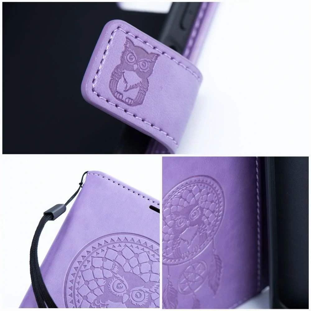 Mezzo flip pouzdro na mobil Xiaomi Redmi Note 14 4G fialový lapač