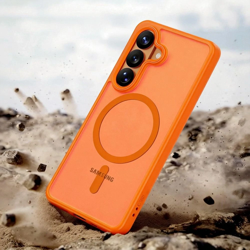Kryt na mobil Galaxy S26 Tech-Protect Magmat MagSafe oranžový