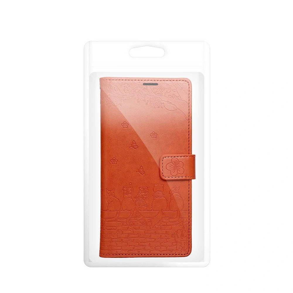 Flip pouzdro Redmi Note 15 4G Mezzo oranžové kočky