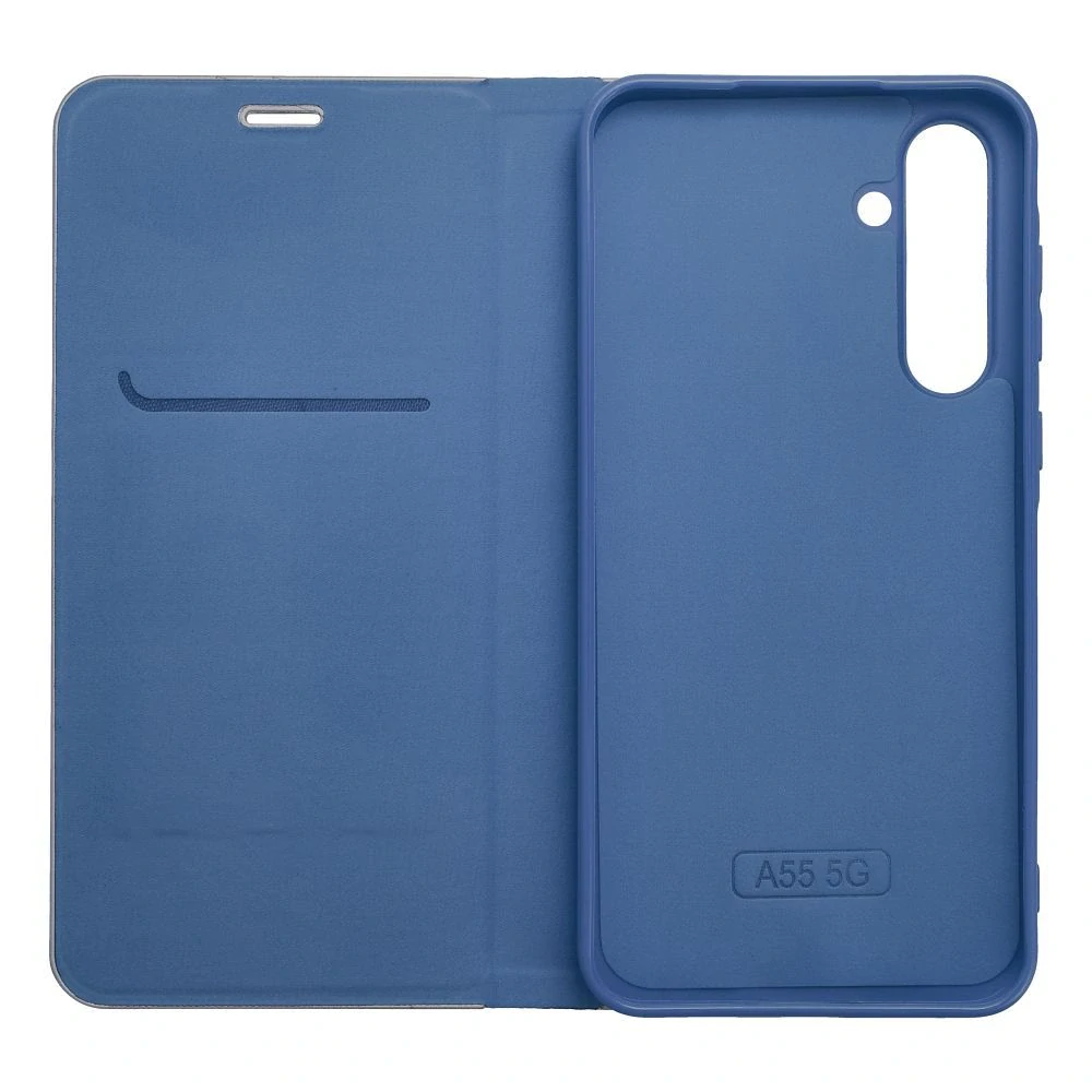 Flip pouzdro Galaxy A57 5G Luna Carbon modré