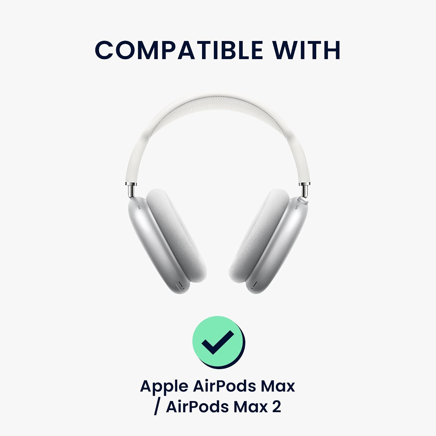 Ochranný kryt na sluchátka AirPods Max / Max 2 kwmobile 3v1 čirý