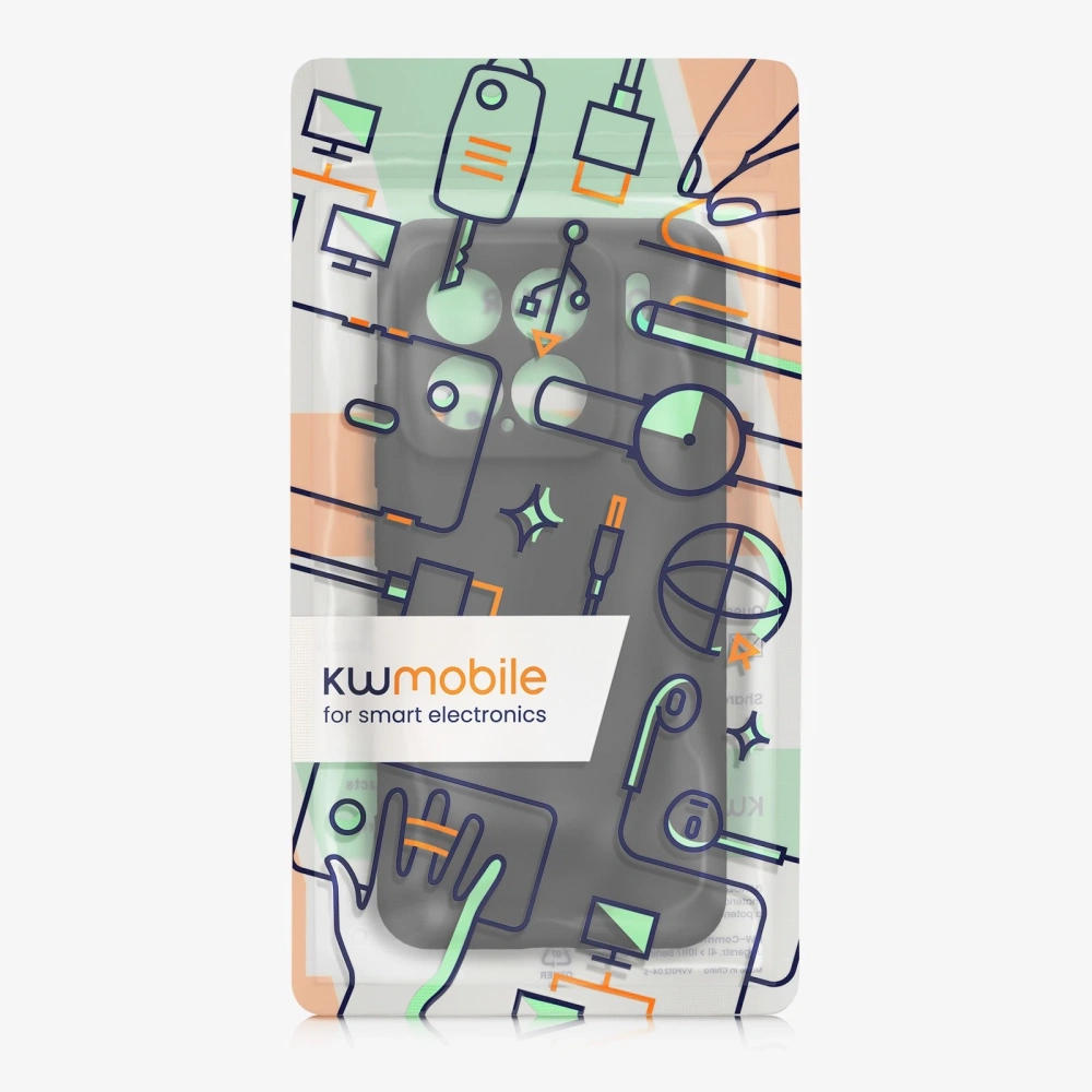 Matný silikonový kryt Xiaomi 15 s ochranou fotoaparátu